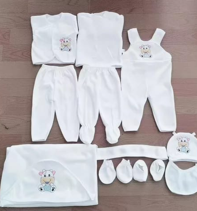 11pcs Fleece Receiving Set