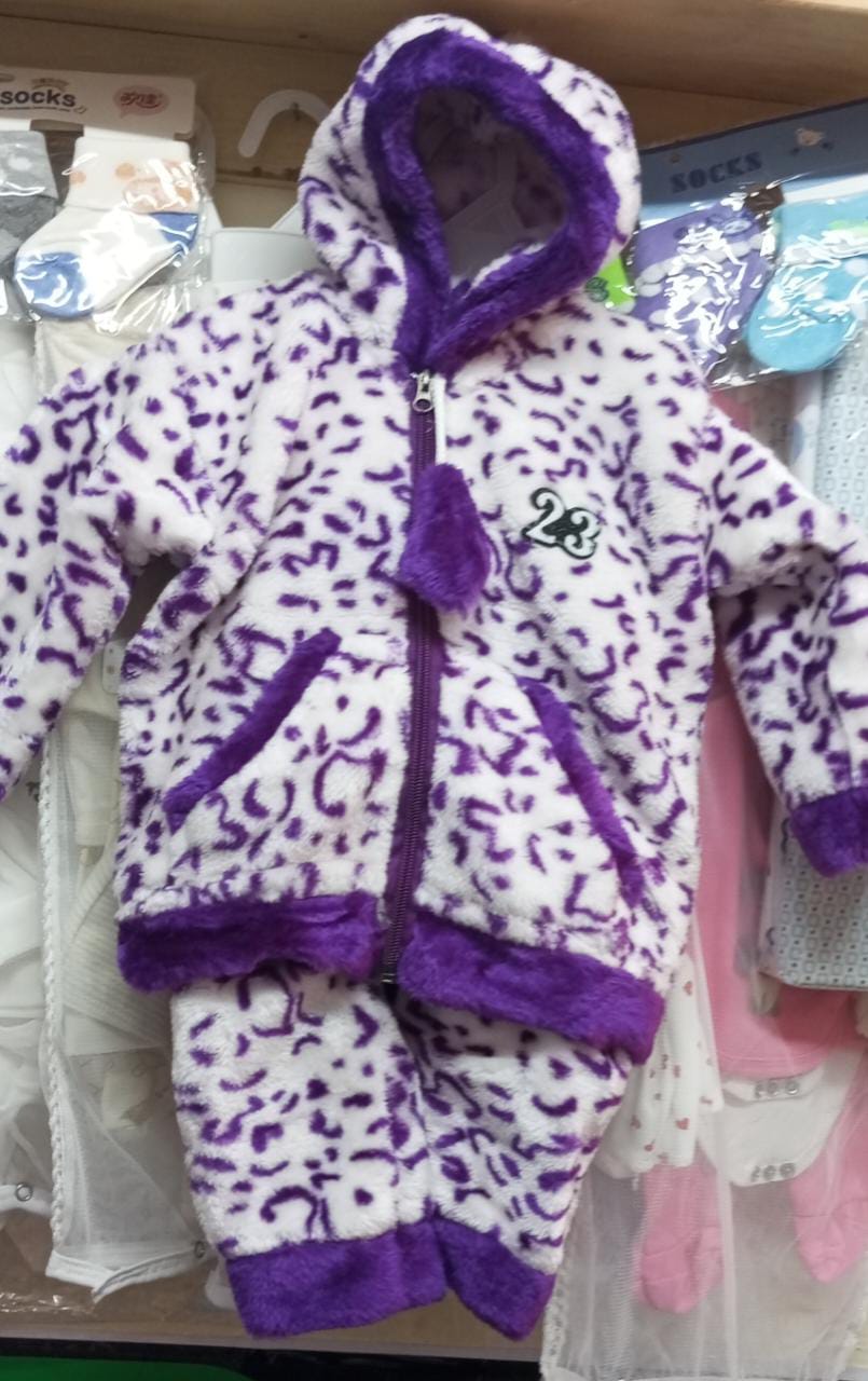 2 piece super warm fleece suit