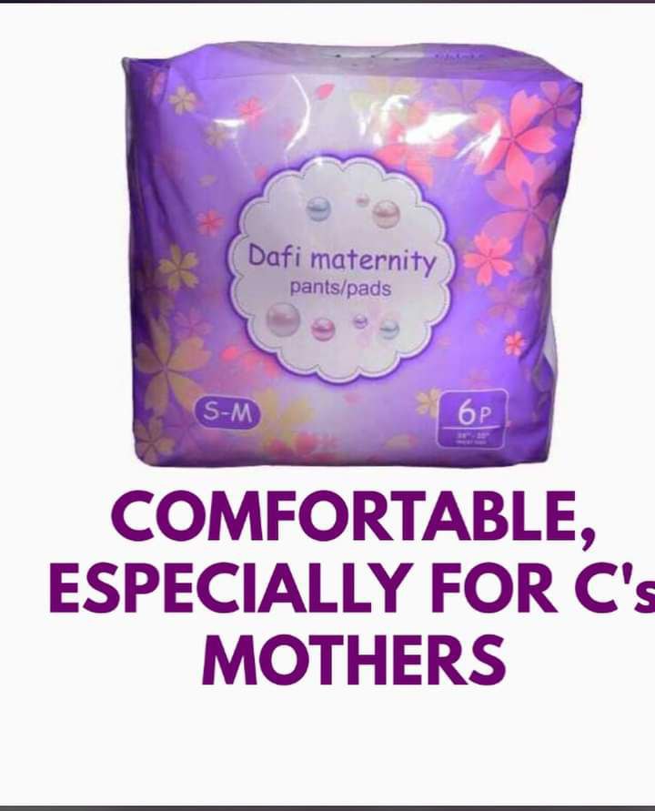 Large Dafi maternity pants/pads