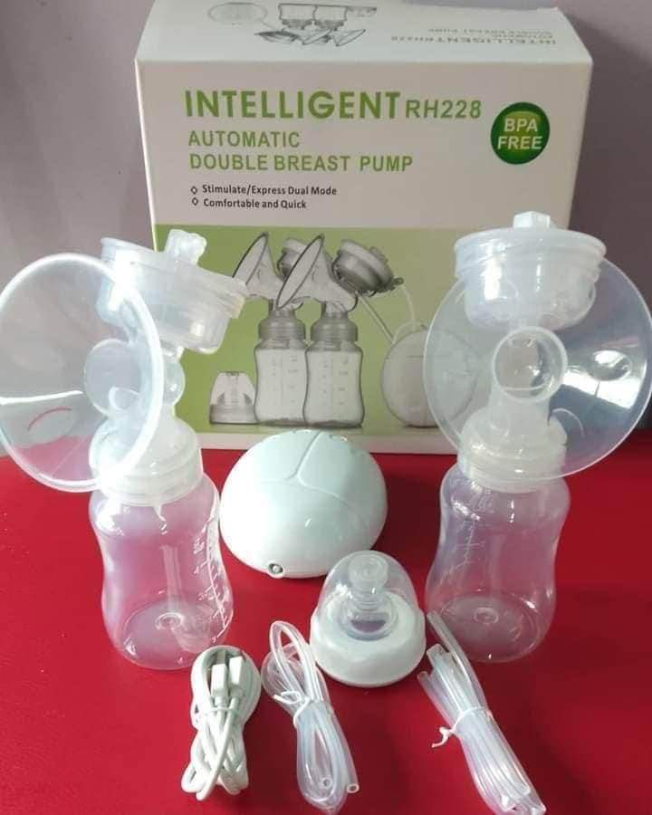 Double electric breast pump