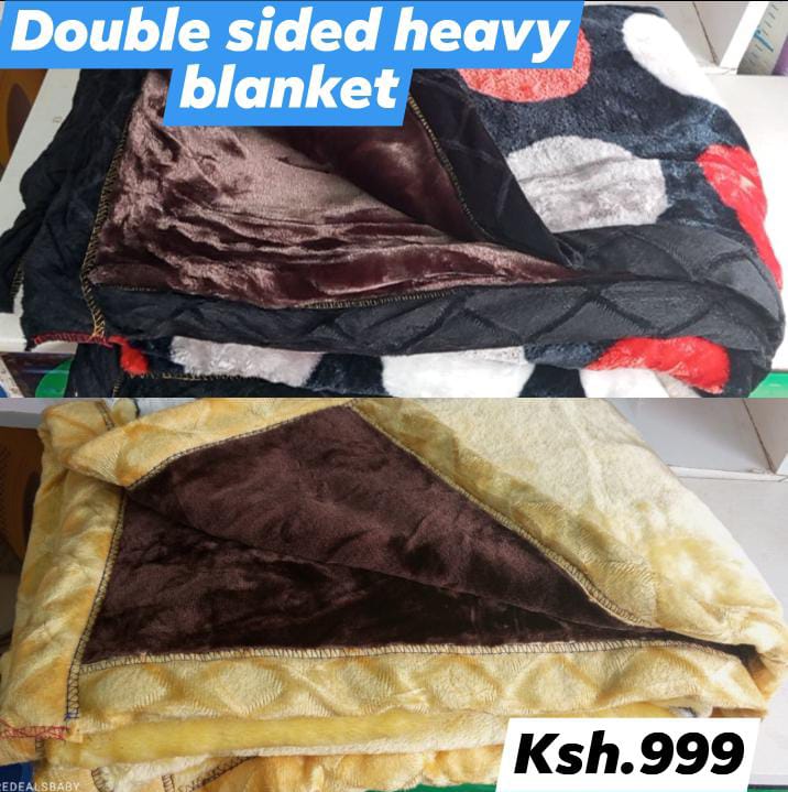 Double sided heavy baby blankets