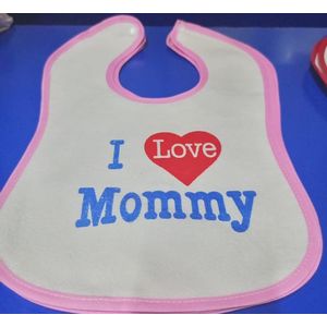 I love Mummy / daddy baby bibs