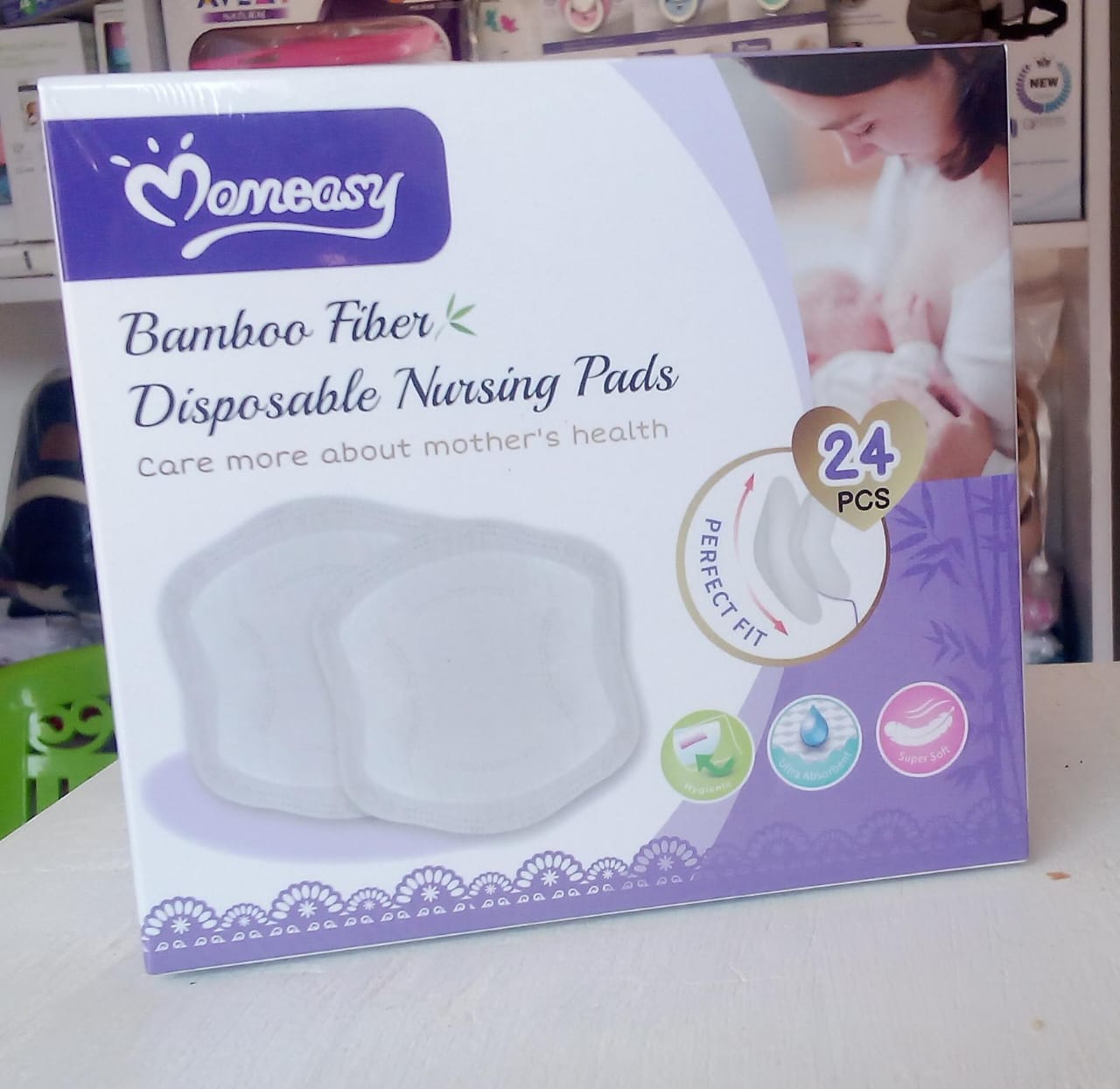 24pcs Momeasy disposable breast / nursing pads